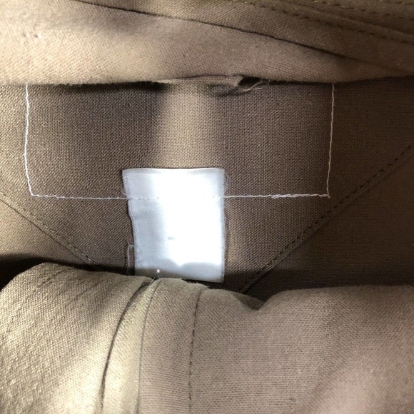 World Bird Sanctuary Jacket Full Zip Mock Neck Kahki Long Sleeve Approx Size M/L - Picture 12 of 16